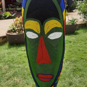 Vase en perles