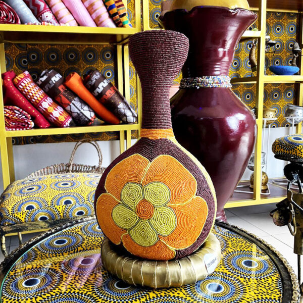 Vase en orange – Image 2